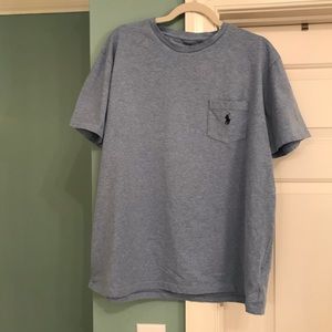 Polo Mens cotton stretch T-shirt xl light blue